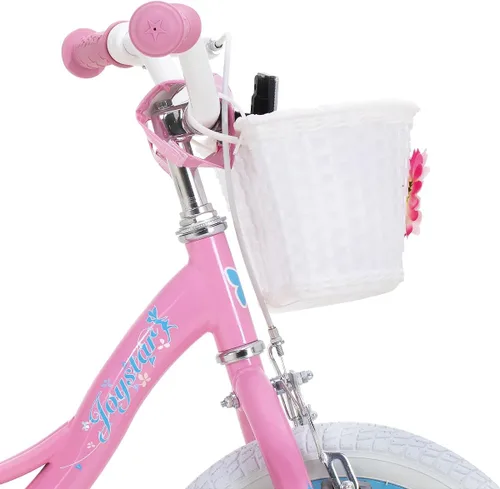 Miniatura 7 de JOYSTAR Fairy Girls Bike for Toddlers and Kids Ages 2-8 Years Old, 12 14 16 18 Inch Kids Bike with Training Wheels, Handbrake and Basket, Toddler