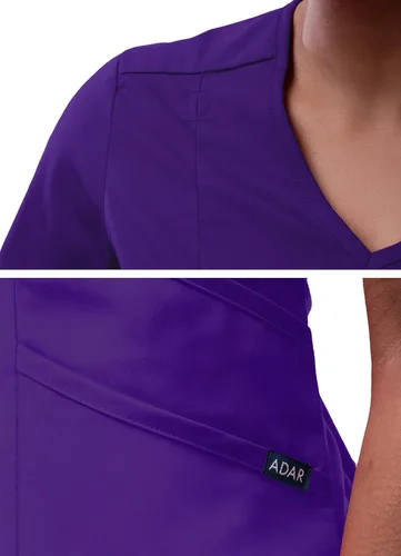 Miniatura 4 de Adar Pro Scrubs - Camiseta médica moderna con cuello en V