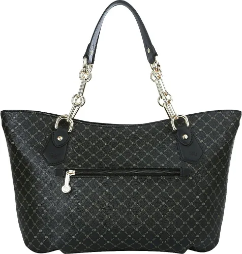 Miniatura 4 de Rioni Bolso de lona con asa de cadena con estampado exclusivo, Marrón