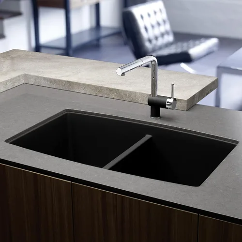 Miniatura 2 de Fregadero Blanco Performa Silgranit II Cascada., 440069
