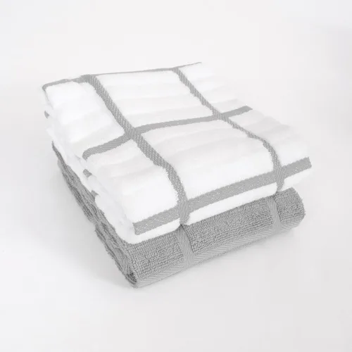 Miniatura 2 de All-Clad Toallas de cocina sólidas y coordinadas: altamente absorbentes, súper suaves de larga duración, 100% algodón, toallas de té de 17" x 30