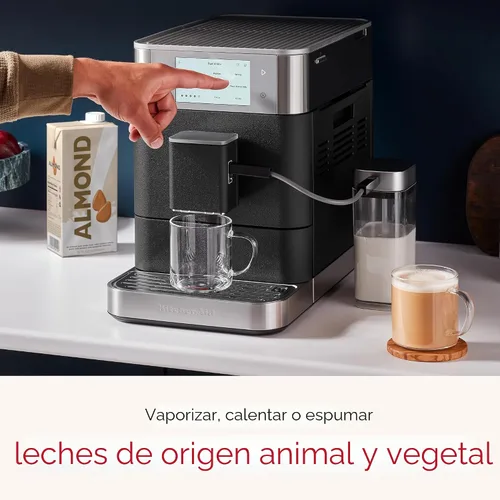 Miniatura 5 de Máquina de Espresso Completamente Automática KitchenAid KF8 con Accesorio para Leche y Opciones de Leche a Base de Plantas, KES8558BK, Negra