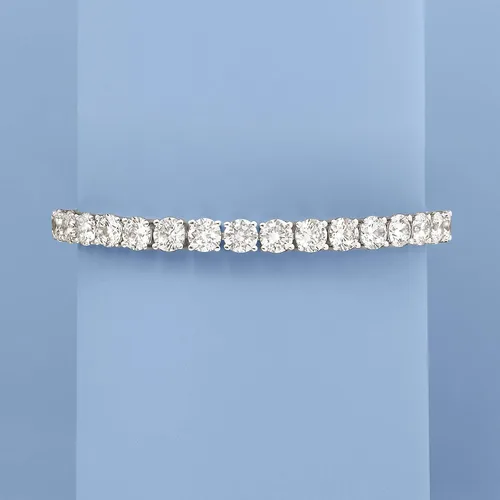 Miniatura 3 de Ross-Simons 23.00 ct. t.w. CZ Tennis Bracelet in Sterling Silver