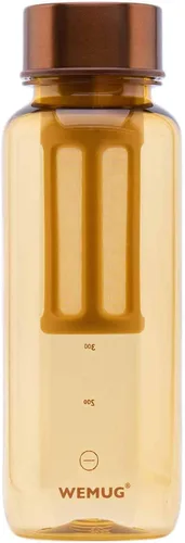WEMUG Máquina portátil de preparación en frío, 22 oz, diseño moderno y simple, a prueba de fugas, ultraligera, sin BPA, plástico duradero, cobre