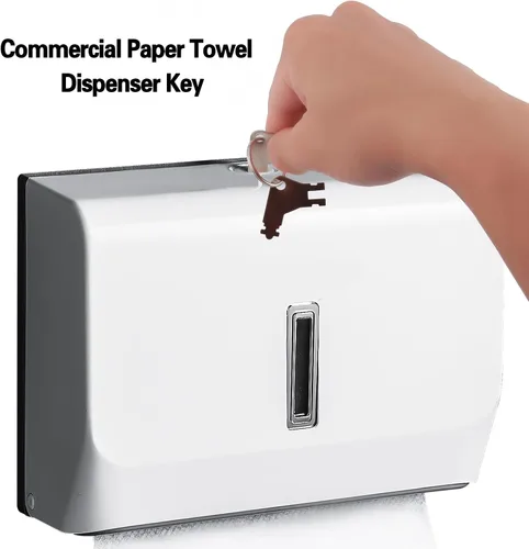 Miniatura 3 de Llave dispensadora de toallas de papel, paquete de 10 llaves dispensadoras de papel higiénico para gofres universales San Jamar Commercial Georgia
