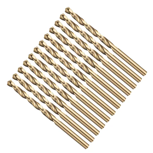 Miniatura 23 de Broca, diámetro de corte de 7/16 pulgadas (0.437 in), 4241 brocas HSS negro y dorado, ángulo de corte de 118° versátil