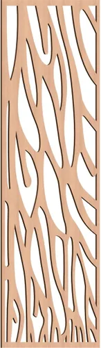 Miniatura 147 de 9 3/8"W x 24 3/8"H x 1/4"T Bristol Decorativos Paneles de Pared de Madera Calado, Cereza