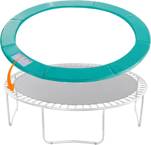 Miniatura 21 de ExacMe Almohadilla de repuesto para trampolín de 16, 15, 14, 13, 12, 10, 8 pies, cubierta de resorte de seguridad impermeable, almohadilla de marco
