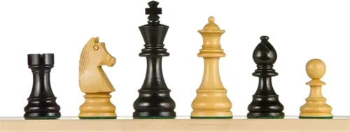 Miniatura 5 de Hastha Kalalu Piezas de ajedrez estilo Staunton oficial del torneo, juego de ajedrez de madera de lujo de caballero alemán, piezas de ajedrez