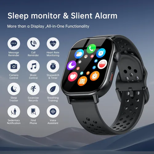 Miniatura 7 de Reloj inteligente para hombre, GPS, 2.06 pulgadas, HD, AMOLED, militar, multideporte, rastreador de fitness con llamada Bluetooth, brújula