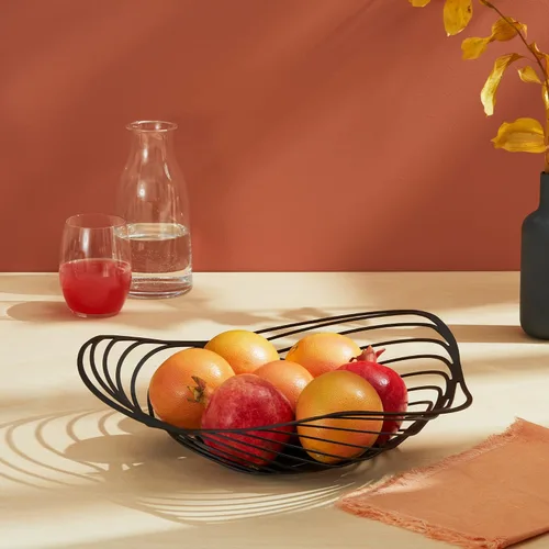 Miniatura 2 de Alessi ACO01 B Trinity Centrepiece en acero coloreado con resina epoxi, negro.