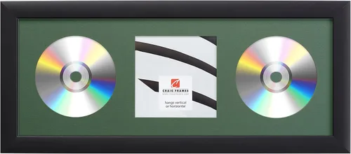 Miniatura 7 de Craig Frames paspartú para mostrar CD con marco negro de 1 pulgada