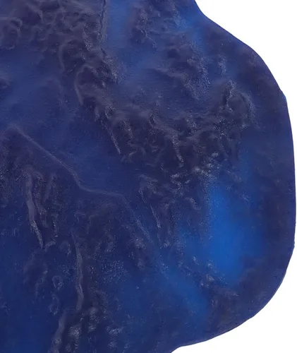 Miniatura 8 de Sellos de hormigón con textura de hormigón azul, patrón de pizarra, herramienta de estampado de molde a presión con recortadora de bordes