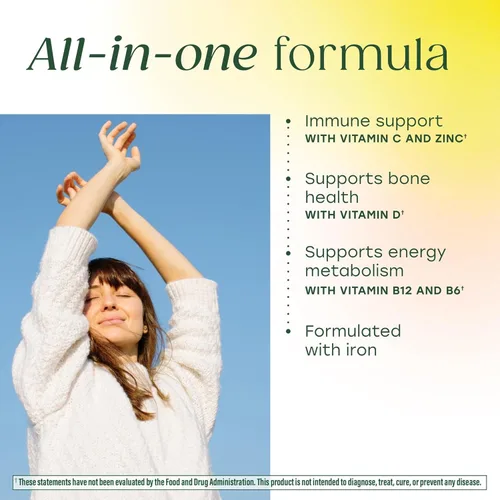 Miniatura 4 de MegaFood Multivitamínico para Mujeres One Daily - Multivitamínico para Mujeres - Vitamina C, Vitamina D, Hierro y Vitaminas B - Apoyo