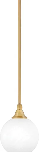 Miniatura 14 de Toltec Lighting Tallo Colgado Mini colgante, acabado de cobre negro, 3.5" cuadrado humo burbuja vidrio