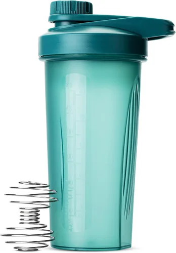 Miniatura 9 de Mr. Pen - Botellas agitadoras para mezclas de proteínas con tapa giratoria, 28 onzas, botella mezcladora de proteínas negras con bola batidora