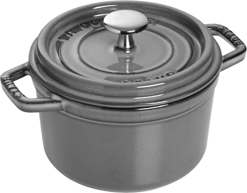 Miniatura 11 de Staub Cocotte Redonda de Hierro Fundido de 5.5 cuartos - Grenadine, Hecho en Francia Granadina