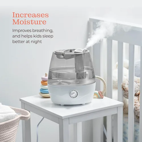 Miniatura 3 de Humidificadores de Niebla Fría para Dormitorio - Depósito de Agua de 2.2L, para Bebé, Oficina, Vaporizador de Aire Ultrasónico Silencioso, Nivel