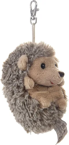 Miniatura 5 de Dilly dudu Llavero de peluche de gato gris/gatito de 4 pulgadas