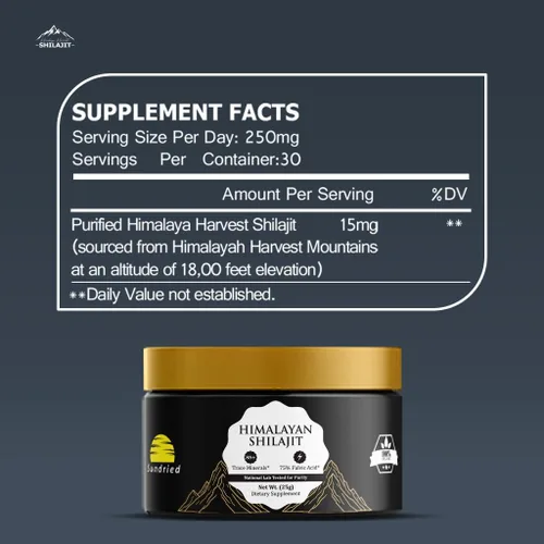 Miniatura 9 de Resina Shilajit pura del Himalaya Shilajit orgánico Probado en laboratorio de 0.88 onzas Impulso de energía Apoyo inmunológico Mejora