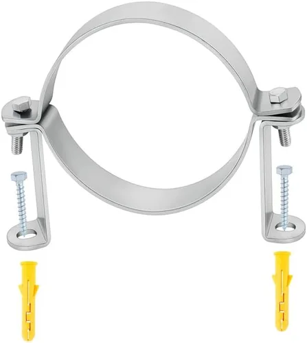 Miniatura 5 de 2 perchas de tubo de 4-1/4 pulgadas, colgador de anillo dividido de acero inoxidable 304, colgador de tubo de anillo dividido resistente