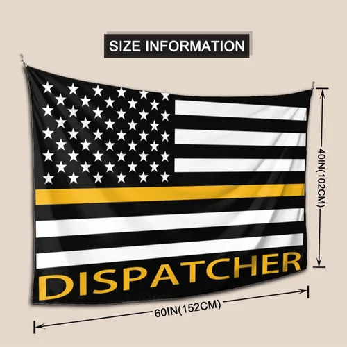 Miniatura 5 de Qauirfe Tapiz con diseño de bandera de línea dorada fina 911, para colgar en la pared, sala de estar, dormitorio, oficina, tapices de tela de 60 x