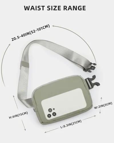 Miniatura 5 de Cinturones de moda para mujeres y hombres, A-gris verde, Deportes