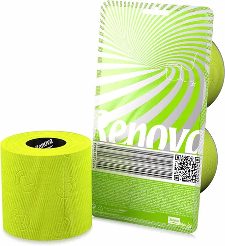 Miniatura 6 de Renova - Papel higiénico rojo de 3 capas, 2 rollos, 140 hojas de calidad prémium