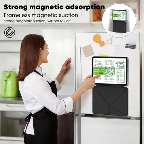 Miniatura 7 de Kenke Funda magnética desmontable para iPad A16/10ª generación de 11/10.9 pulgadas 2025/2022, funda magnética desmontable para iPad con soporte