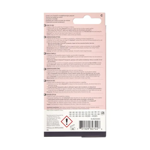 Miniatura 14 de KISS Clear Lash GLUEliner, adhesivo para pestañas con punta de fieltro, acabado mate transparente, aplicación infalible, fácil de retocar, 0.02
