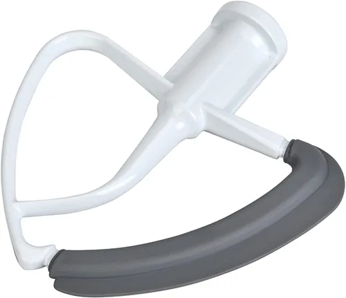 Miniatura 2 de Batidor de borde flexible para KitchenAid de 4.5 a 5 cuartos de galón, accesorios para batidora de pie inclinable, paleta mezcladora con bordes