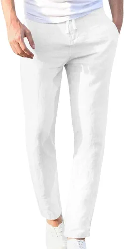 tobchonp Pantalones de chef para hombre con bolsillo alto para hombre pantalones deportivos con entrepierna con letras y pantalones deportivos para