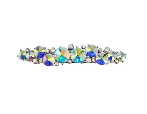 Faship AB Premium Rhinestone Crystal Floral Pequeño Pasador De Pelo Clip