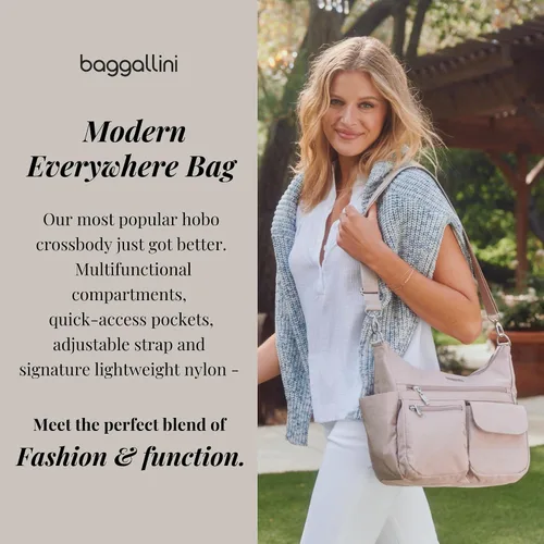 Miniatura 11 de Baggallini Womens Modern Everywhere Crossbody Bag for Women 11x9x4.5" Rfid Hobo Bag