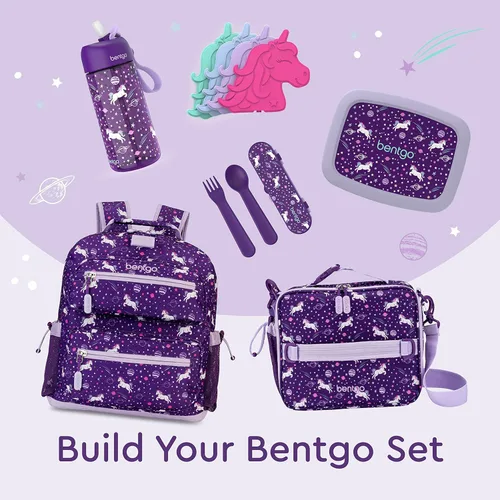 Miniatura 6 de Bentgo Buddies Paquetes de Hielo Reutilizables - Delgados para Loncheras, Bolsas y Hieleras Multicolor Paquete de 4 (Unicornio)