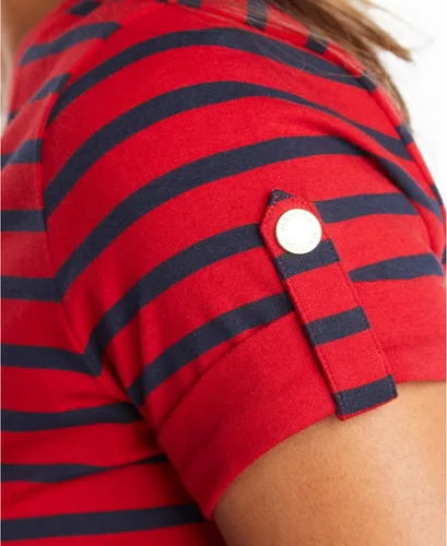 Miniatura 3 de Nautica Easy Comfort - Camiseta de algodón elástico con cuello en V para mujer