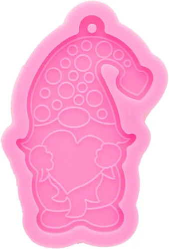 Molde de llavero de hombre de dibujos animados súper brillante, moldes de resina de silicona para colgante de hombre encantador, molde de resina