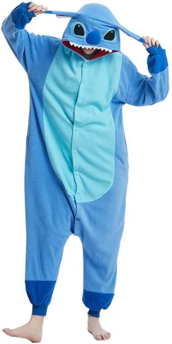 OGU' DEAL Pijama unisex para adultos, ropa de dormir con diseño de animales para disfraz de fiesta de Halloween, traje diario de dibujos animados
