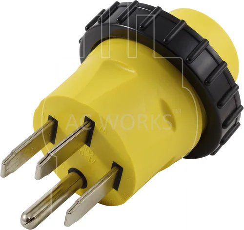 Miniatura 3 de AC WORKS Adaptadores desmontables marinos RV de 30 amperios (enchufe doméstico 5-15P 15A)