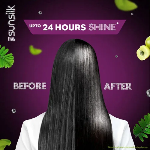 Miniatura 5 de Sunsilk Impresionante champú Black Shine, 22.0 fl oz