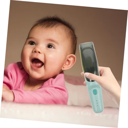 Miniatura 7 de Beaupretty Cortadora de pelo silenciosa con hoja de cerámica, herramienta de corte de pelo portátil ligera para niños recién nacidos y kit de aseo