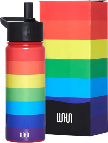 Miniatura 56 de Wildkin Kids - Botella de agua de acero inoxidable de 14 onzas para niños – Sin BPA, a prueba de fugas, aislada, fácil de limpiar - Ballerina