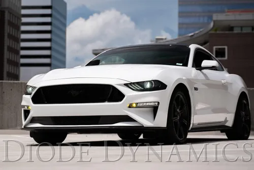 Miniatura 4 de Diode Dynamics Elite Series - Lámpara antiniebla combinada compatible con Ford Mustang 2018-2023 (USDM), blanco frío (juego)