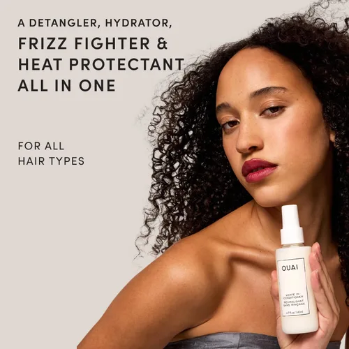 Miniatura 2 de OUAI Acondicionador sin enjuague y protector térmico para el cabello - Prepara el cabello para el peinado o usa como spray desenredante