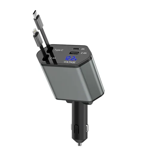 Miniatura 8 de Cargador de coche para iPhone, cargador de coche rápido USB C [certificado Apple MFi] Cargador de coche Apple de 38 W de doble puerto cargador