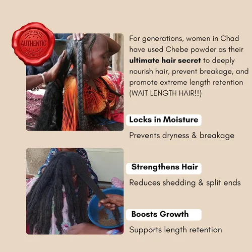 Miniatura 3 de Aceite original para el crecimiento del cabello Chebe Castor (8 onzas), fabricado en Estados Unidos, cabello más largo y grueso con romero - Chebe
