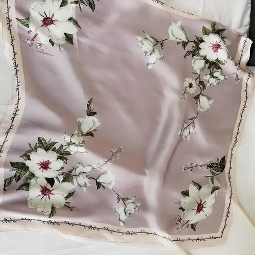Miniatura 8 de FONYVE - Pañuelo de satén sedoso de tamaño mediano para mujer, cuadrado, 27.5 x 27.5 pulgadas