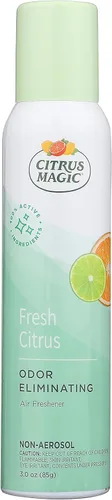 Miniatura 4 de Citrus Magic Ambientador Freshener Eliminador de Olores en Aerosol, 3 Onzas (Paquete de 3), Cítricos Frescos, 3