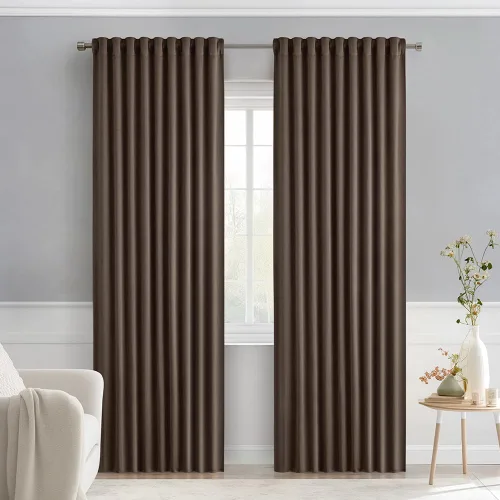 Miniatura 14 de MIULEE Cortinas opacas con pestaña trasera de 63 pulgadas de largo, juego de 2 paneles para sala de estar, dormitorio, privacidad, bolsillo