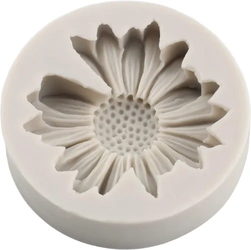 Miniatura 8 de Sijiangmold Molde de silicona de flor de crisantemo, moldes de fondant de margaritas para decoración de pasteles, decoración de cupcakes, caramelo